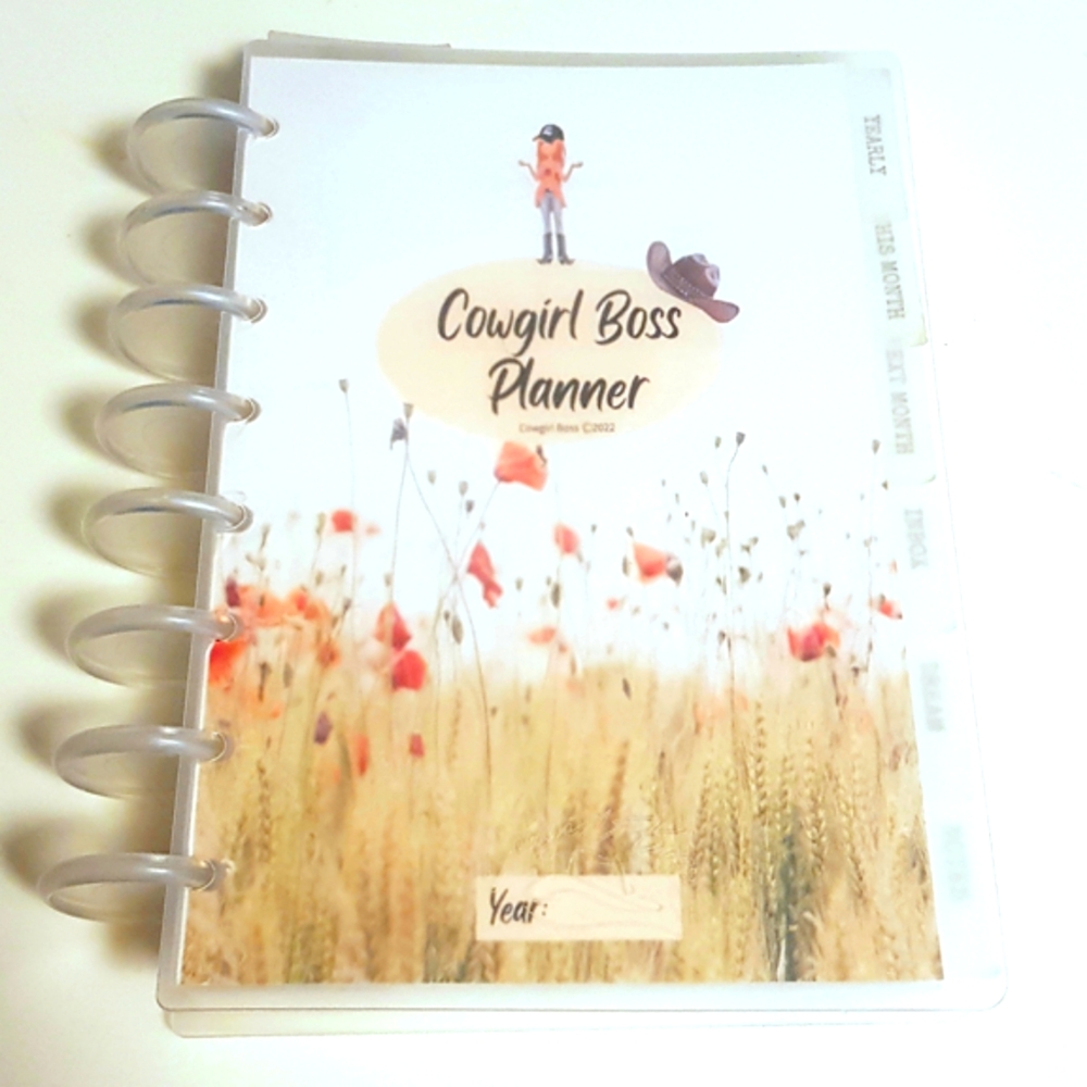 Cowgirl Boss Disc Planner